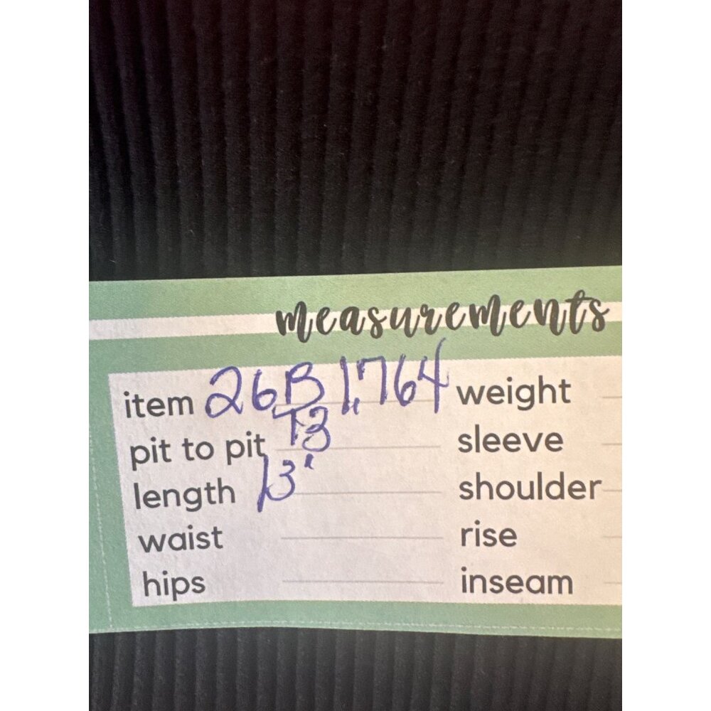 2/$30 ZARA Ribbed XS-S  Black Tank Top With Rhinestone Fringe Hem - Picture 10 of 11